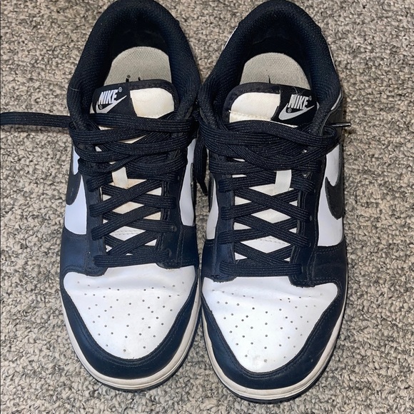 Nike Men's Black and White Panda Dunk Low